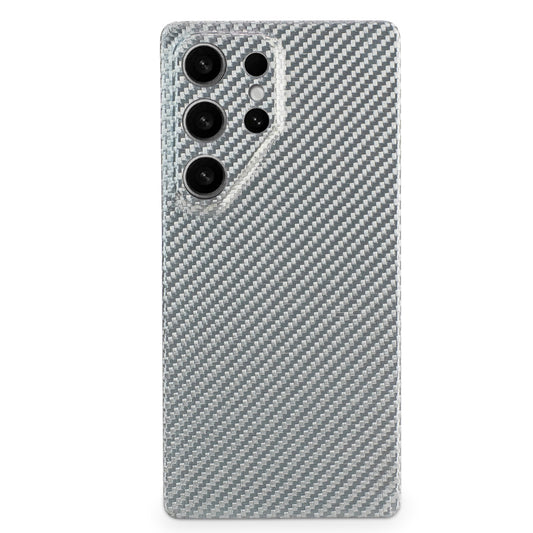 White Normal Carbon | Samsung Case | SQUELETON SERIES