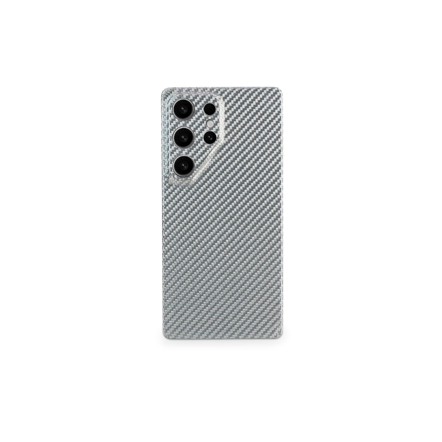 White Normal Carbon | Samsung Case | SQUELETON SERIES